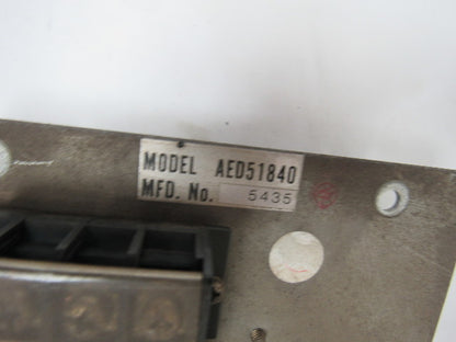 Matsushita Electric Panasonic AED1840 Servo Power Supply