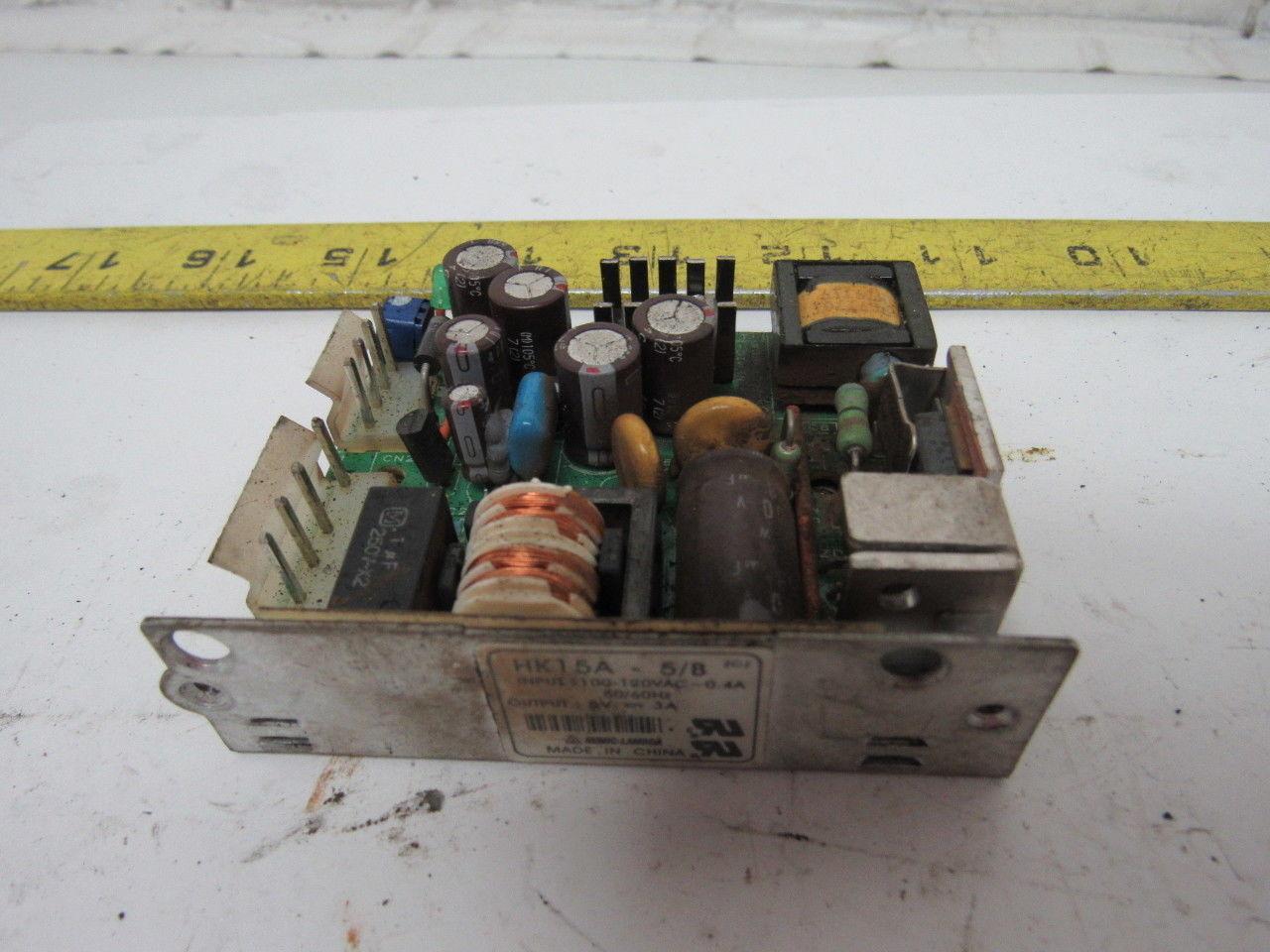 Nemic Lambda HK15A-5/B Power Supply 100-132VAC Input 5V Output