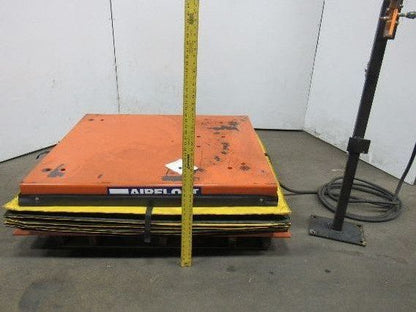 Airfloat 6000Lb Capacity Pneumatic Scissor Lift Table 48"x42" Top 12-36" Travel