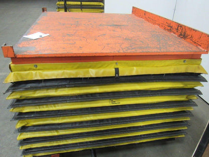Airfloat 6000Lb Capacity Pneumatic Scissor Lift Table 60"x47" Top 11-36" Travel