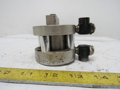 Bimba Flat II Pneumatic Twin Rod Cylinder 1-1/4" Bore X 3/4" Stroke