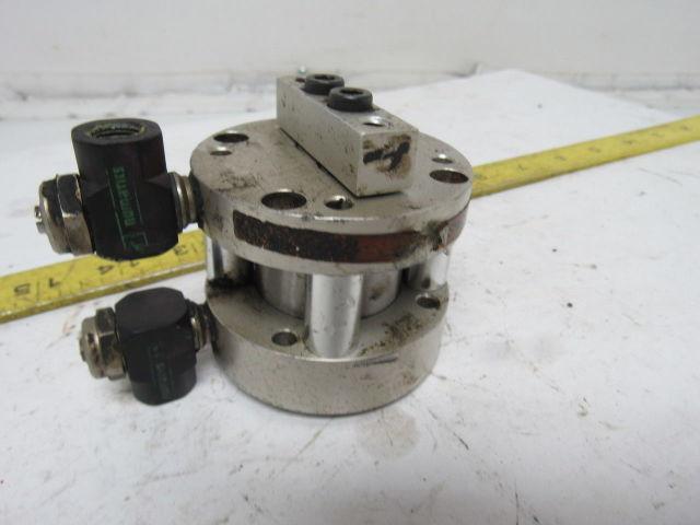 Bimba Flat II Pneumatic Twin Rod Cylinder 1-1/4" Bore X 3/4" Stroke