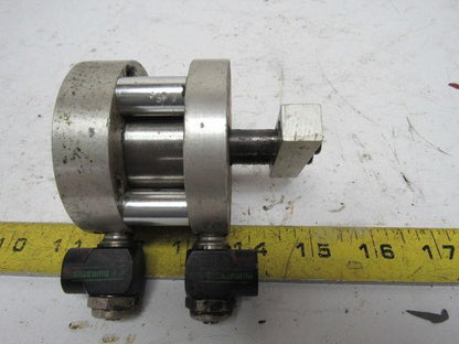 Bimba Flat II Pneumatic Twin Rod Cylinder 1-1/4" Bore X 3/4" Stroke
