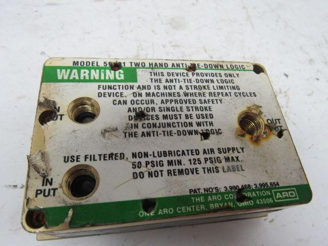 ARO 59191 Two Hand Anti Tie Down logic Block