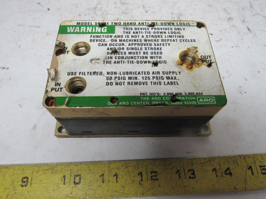 ARO 59191 Two Hand Anti Tie Down logic Block