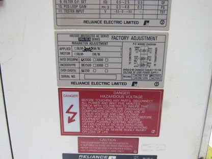 Reliance Electric HR2000/BLA AC Brushless Servo Drive
