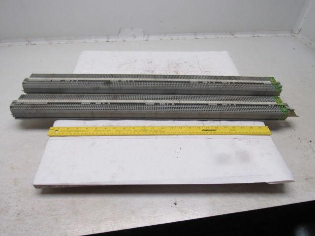 Wago 280 IEC 60947-7-1 IEC 947-7-2 DIN Rail Terminal Block Strip 20A 33.25"OAL