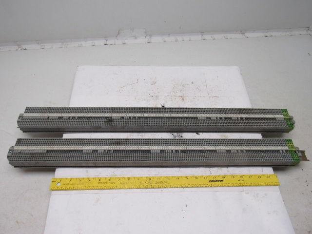 Wago 280 IEC 60947-7-1 IEC 947-7-2 DIN Rail Terminal Block Strip 20A 33.25"OAL