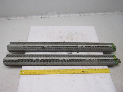 Wago 280 IEC 60947-7-1 IEC 947-7-2 DIN Rail Terminal Block Strip 20A 33.25"OAL
