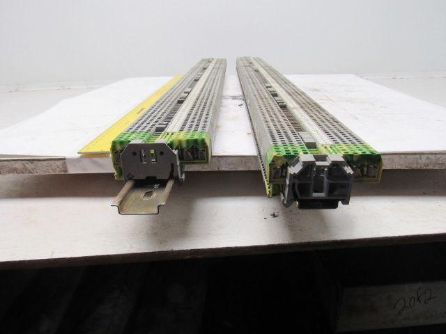 Wago 280 IEC 60947-7-1 IEC 947-7-2 DIN Rail Terminal Block Strip 20A 33.25"OAL