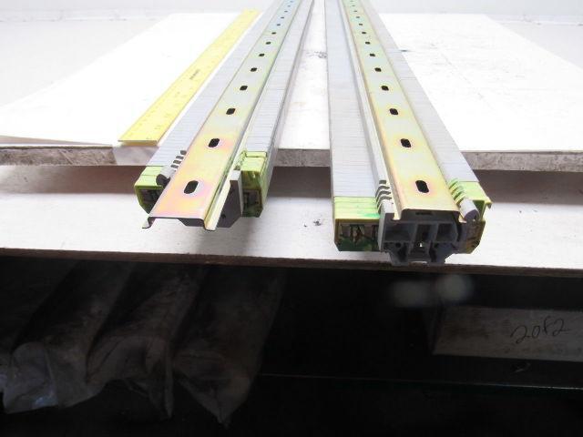 Wago 280 IEC 60947-7-1 IEC 947-7-2 DIN Rail Terminal Block Strip 20A 33.25"OAL