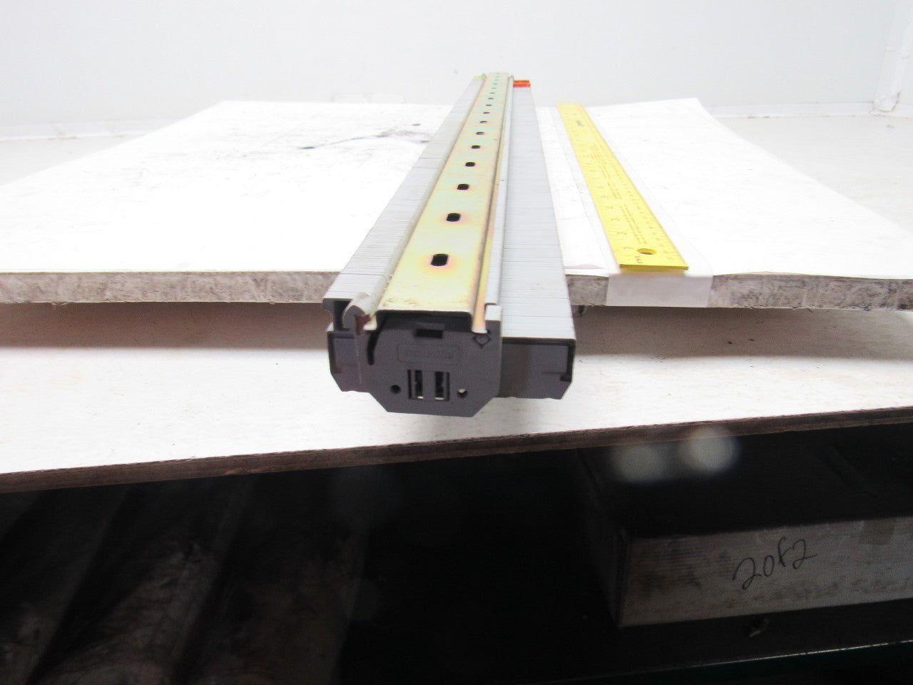 Wago 280 IEC 60947-7-1 IEC 947-7-2 DIN Rail Terminal Block Strip 20A 32" OAL