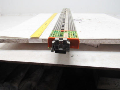 Wago 280 IEC 60947-7-1 IEC 947-7-2 DIN Rail Terminal Block Strip 20A 32" OAL