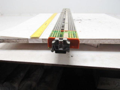 Wago 280 IEC 60947-7-1 IEC 947-7-2 DIN Rail Terminal Block Strip 20A 32" OAL