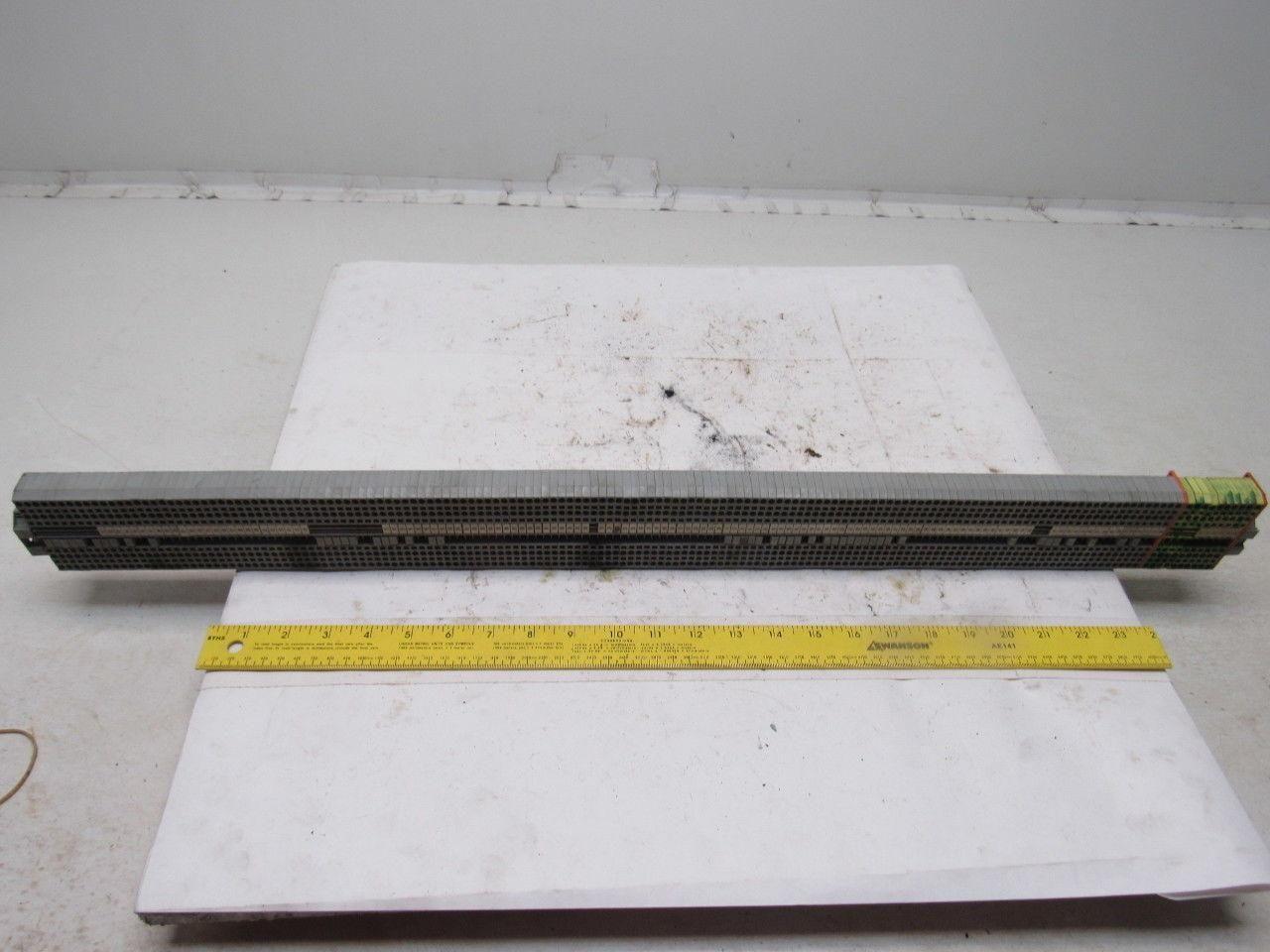 Wago 280 IEC 60947-7-1 IEC 947-7-2 DIN Rail Terminal Block Strip 20A 32" OAL