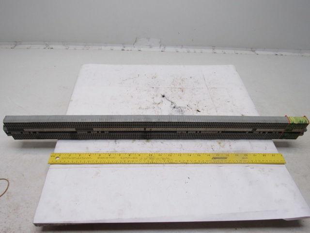 Wago 280 IEC 60947-7-1 IEC 947-7-2 DIN Rail Terminal Block Strip 20A 32" OAL