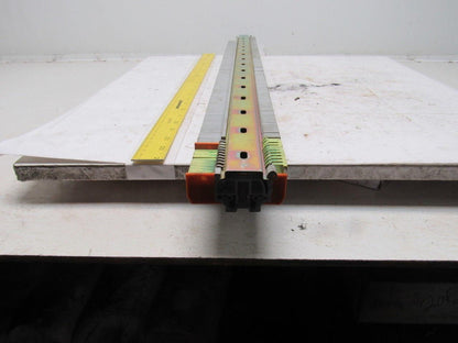 Wago 280 IEC 60947-7-1 IEC 947-7-2 DIN Rail Terminal Block Strip 20A 32" OAL