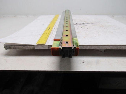 Wago 280 IEC 60947-7-1 IEC 947-7-2 DIN Rail Terminal Block Strip 20A 32" OAL