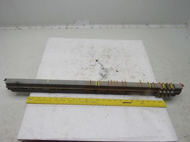 Wago 280 IEC 60947-7-1 DIN Rail Terminal Block Strip 20A 31-3/4"OAL