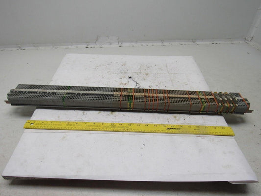 Wago 280 IEC 60947-7-1 DIN Rail Terminal Block Strip 20A 31-3/4"OAL