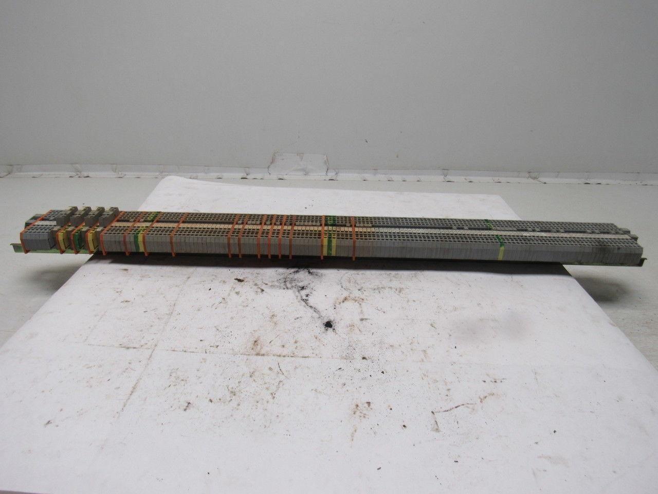 Wago 280 IEC 60947-7-1 DIN Rail Terminal Block Strip 20A 31-3/4"OAL