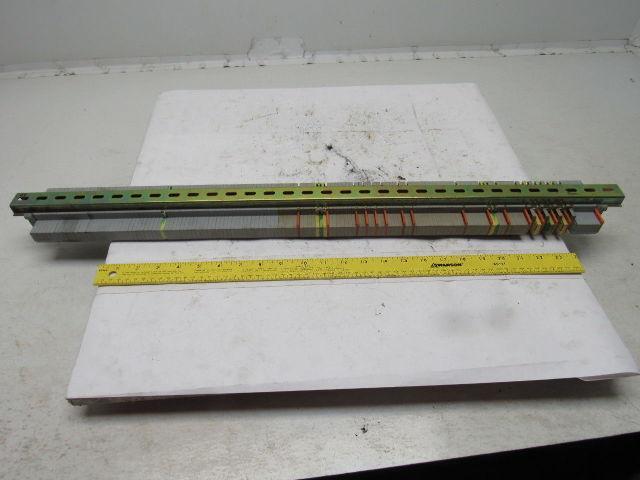 Wago 280 IEC 60947-7-1 DIN Rail Terminal Block Strip 20A 31-3/4"OAL