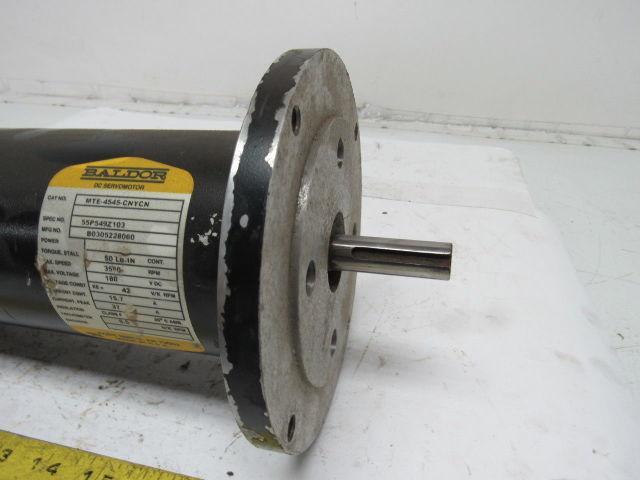 Baldor MTE-4545-CNYCN 180VDC Electric Motor W/Tach 3500RPM 5/8" Shaft