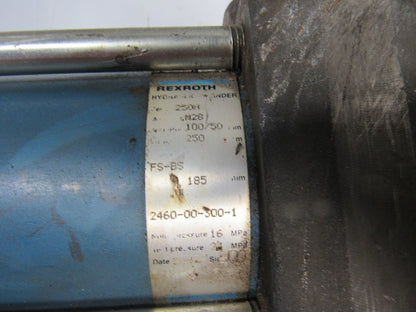 Mannesmann/Rexroth Hydraulic Cylinder 100mm Bore 250mm Stroke