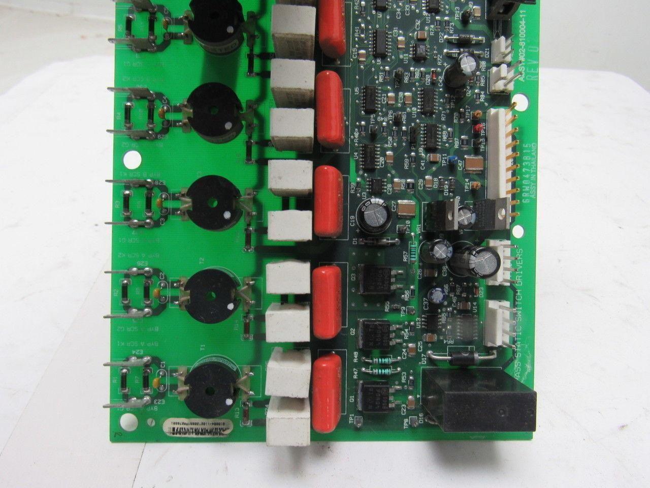 Liebert 02-810004-11 Rev 02 Bypass Static Switch Drivers Circuit Board PCB