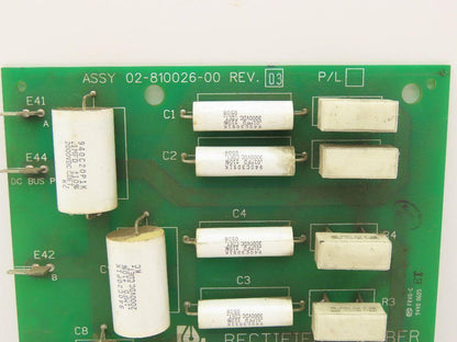 Liebert 02-810026-00 Rev 03 Rectifier Snubber Circuit Board PCB Card Module