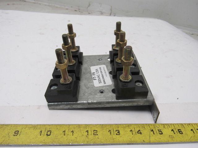 12-813528-08 Rev. 2 Semiconductor Fuse Holder/Block 500VAC 125 Amp