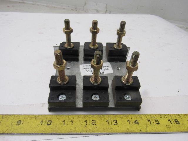 12-813528-08 Rev. 2 Semiconductor Fuse Holder/Block 500VAC 125 Amp