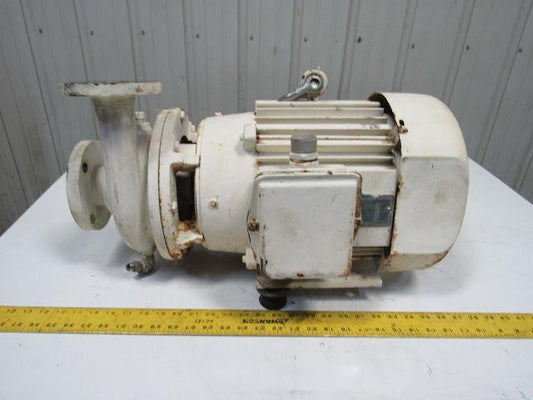 Dietz Ampco 7.5Hp 3450RPM 220/440V 3Ph 2" x 1-1/2" ZC2 Flange Centrifugal Pump