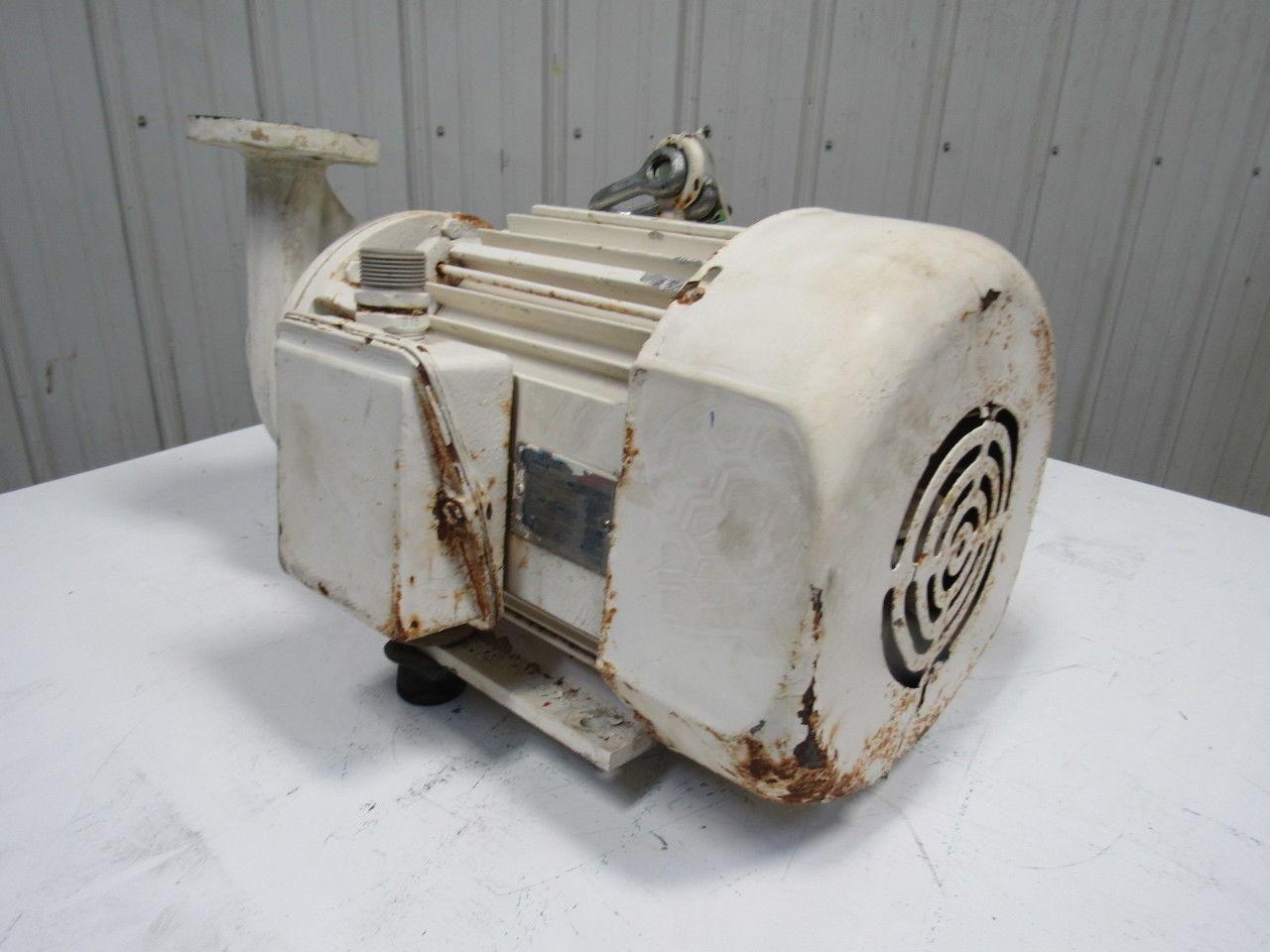Dietz Ampco 7.5Hp 3450RPM 220/440V 3Ph 2" x 1-1/2" ZC2 Flange Centrifugal Pump