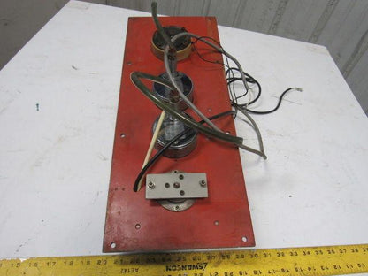 Mitsubishi DWC-80 Up Down Pressure Gauge Wire Spool For Wire EDM Machine