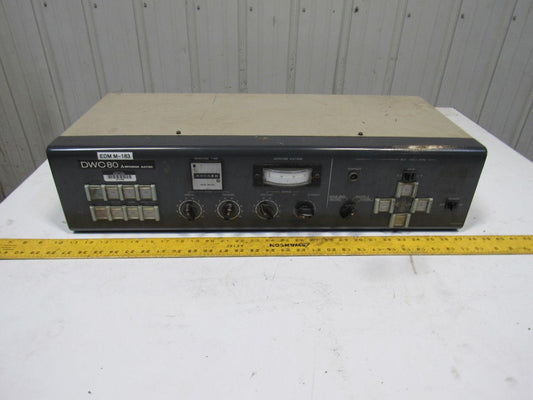 Mitsubishi DWC-80 Wire EDM Machine Set Up Control Panel HMI