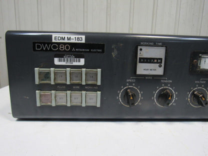 Mitsubishi DWC-80 Wire EDM Machine Set Up Control Panel HMI