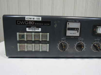 Mitsubishi DWC-80 Wire EDM Machine Set Up Control Panel HMI