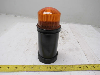 Telemecanique XVB-L8G5 120V Orange Amber Indicator Beacon Strobe Light