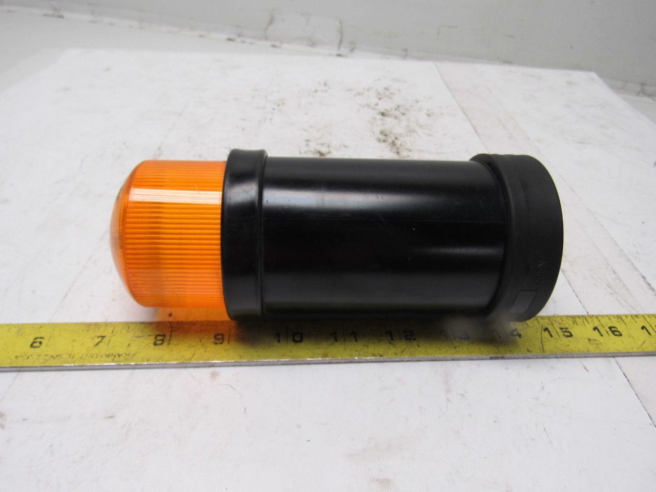 Telemecanique XVB-L8G5 120V Orange Amber Indicator Beacon Strobe Light