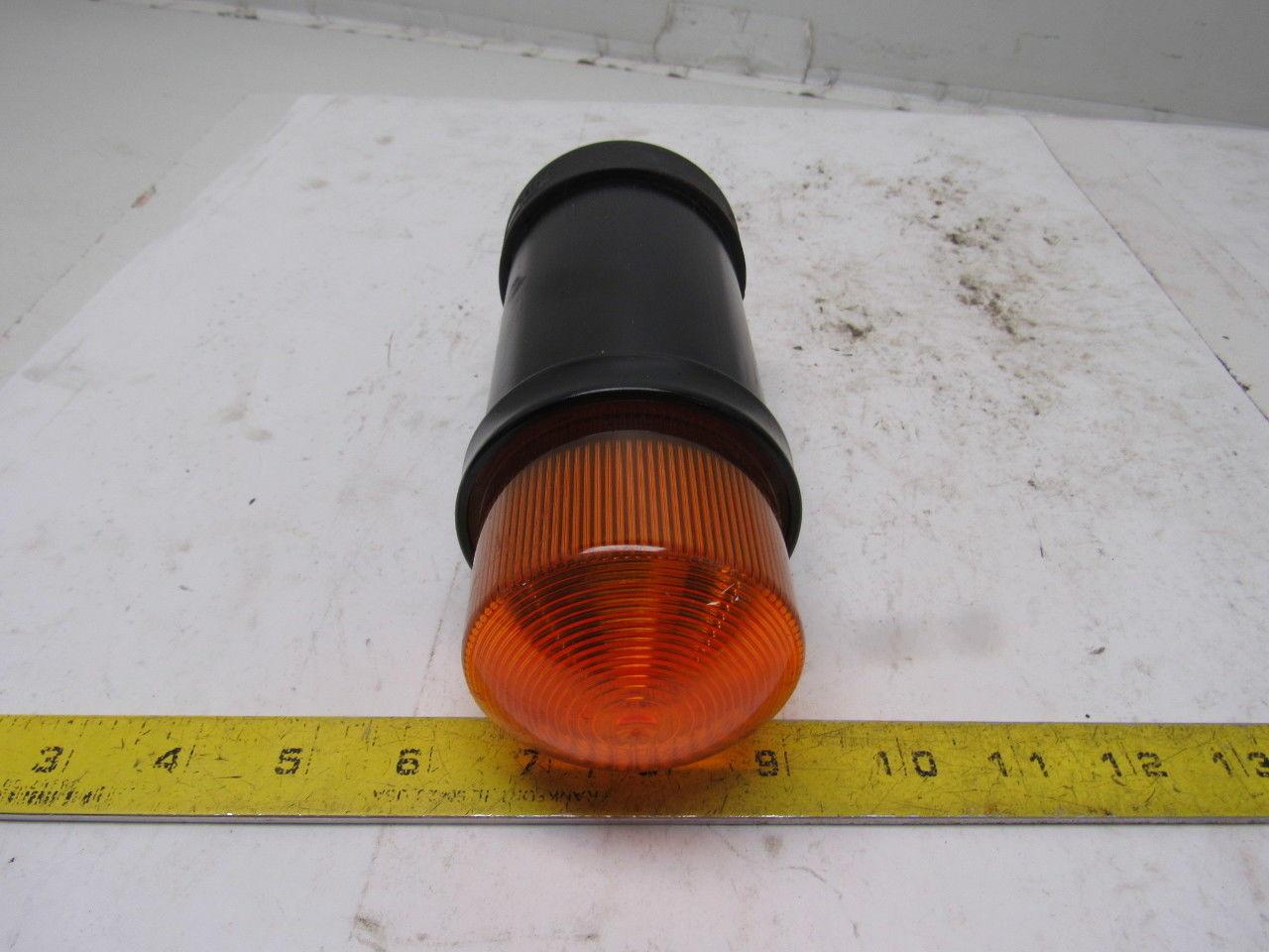 Telemecanique XVB-L8G5 120V Orange Amber Indicator Beacon Strobe Light