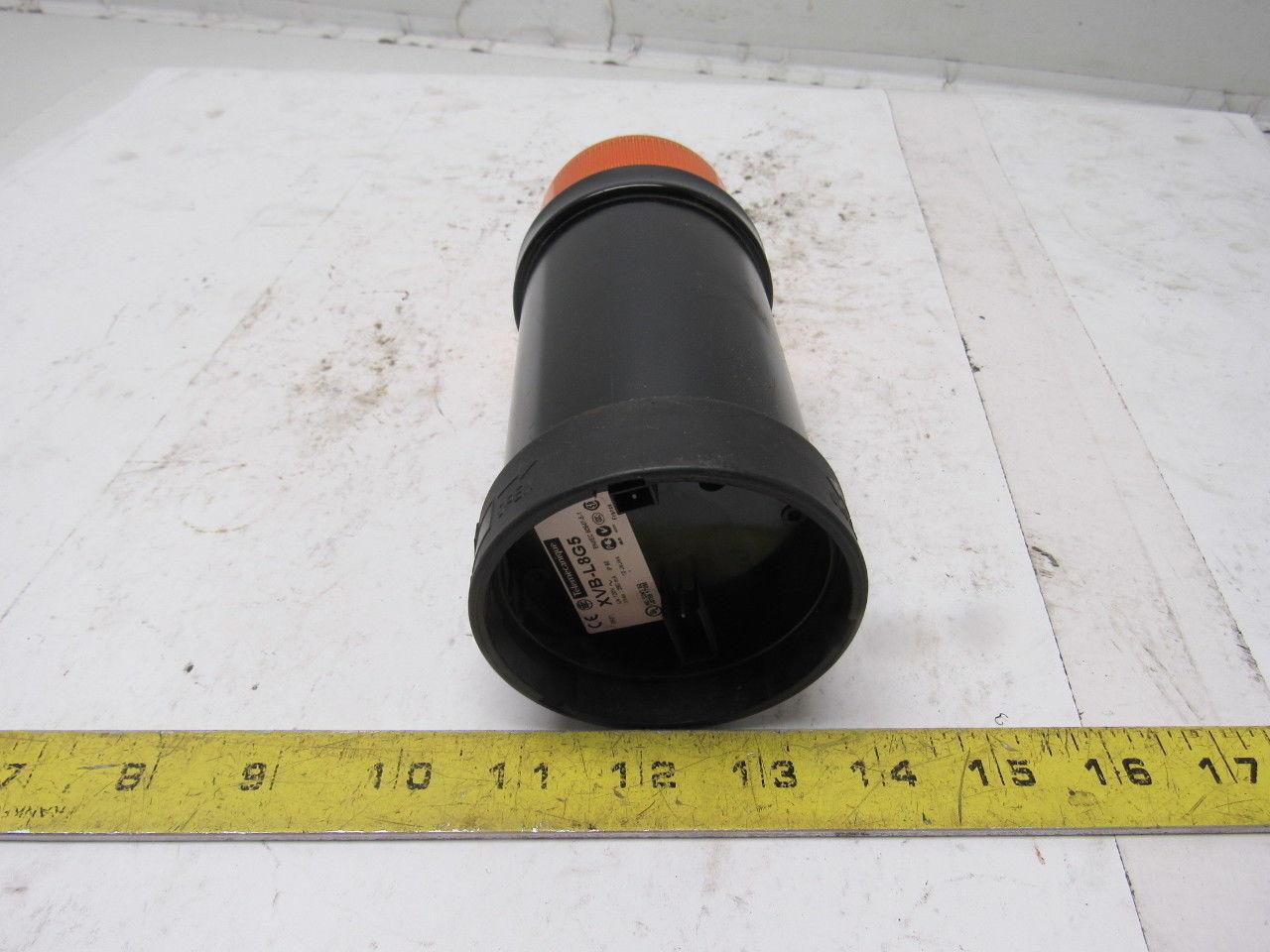Telemecanique XVB-L8G5 120V Orange Amber Indicator Beacon Strobe Light