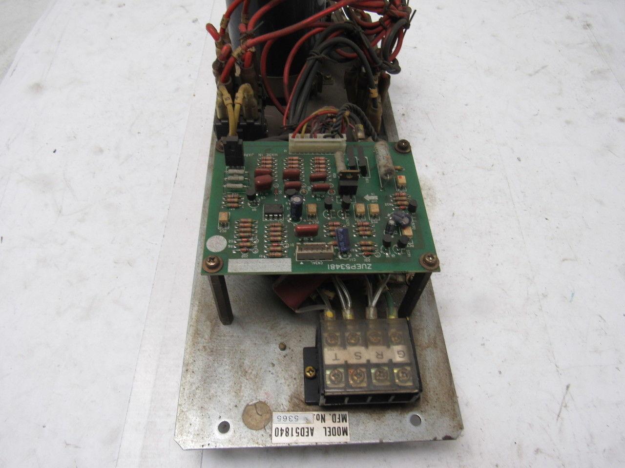 Panasonic AED51840/ZUEP53481 Servo Amplifier From a AW-005CL Manipulator