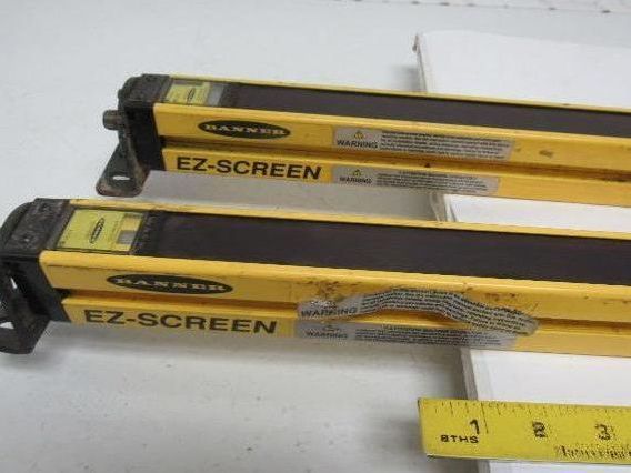 Banner SLSR30-900Q8 SLSE30-900Q8 E-Z Screen Light Safety Curtain Set 35"