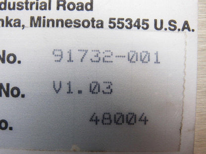 Allen Bradley Datamyte 91732-001 V1.03 Key Pad Keyboard