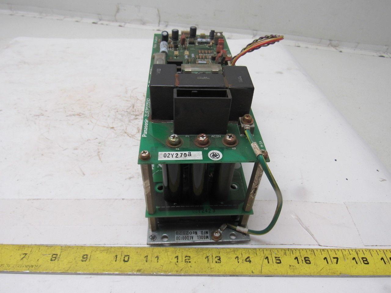 Panasonic ZUEP55532/ZUEP55570 AEDQ0130 Servo Amplifier From YA-1NPA1 Controller