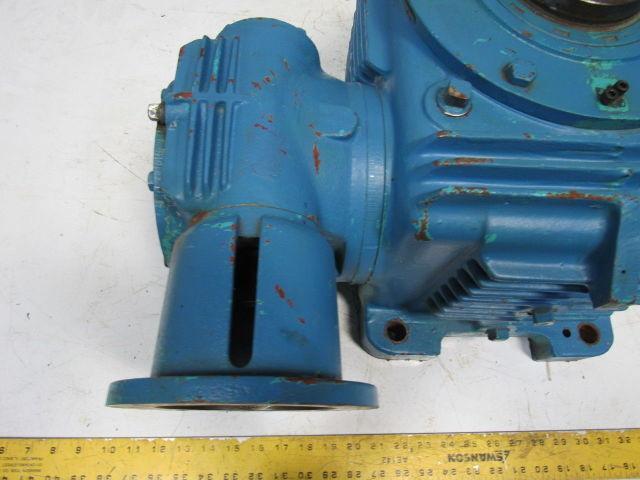 Textron MOVS25-50-U3A 1250:1 Ratio 1750RPM Vertical Output Cone Drive Gear Box