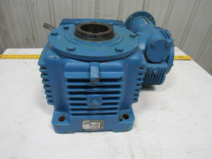 Textron MOVS25-50-U3A 1250:1 Ratio 1750RPM Vertical Output Cone Drive Gear Box