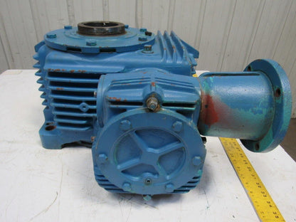 Textron MOVS25-50-U3A 1250:1 Ratio 1750RPM Vertical Output Cone Drive Gear Box