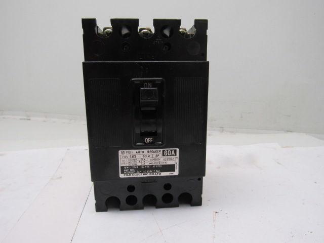 Fuji S63 60A 3 Pole Circuit Breaker